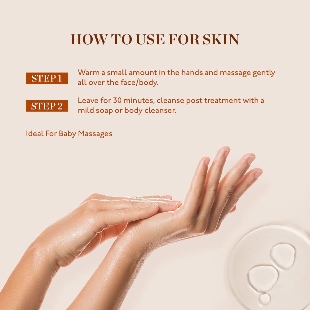 Kama Ayurveda Extra Virgin Organic Coconut Oil, 200 ml