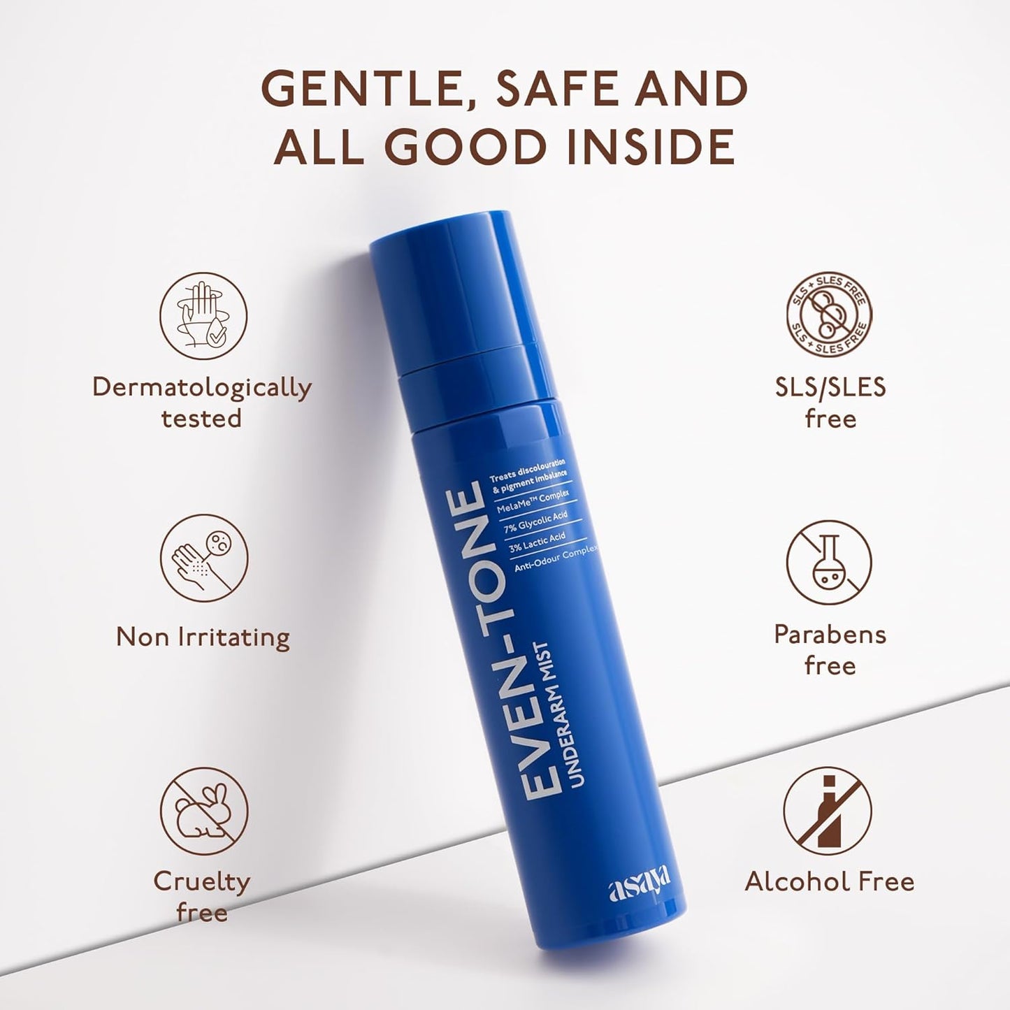 Asaya Even Tone Underarm Mist, 100 ml