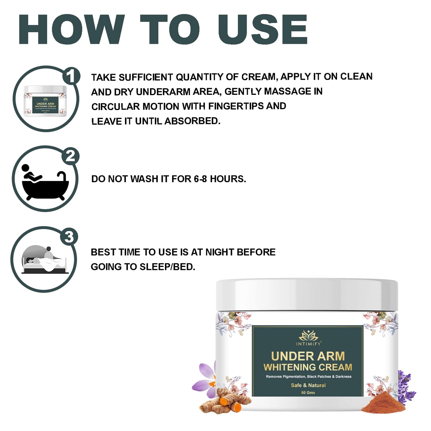 INTIMIFY Underarm Whitening Cream ,50 gm