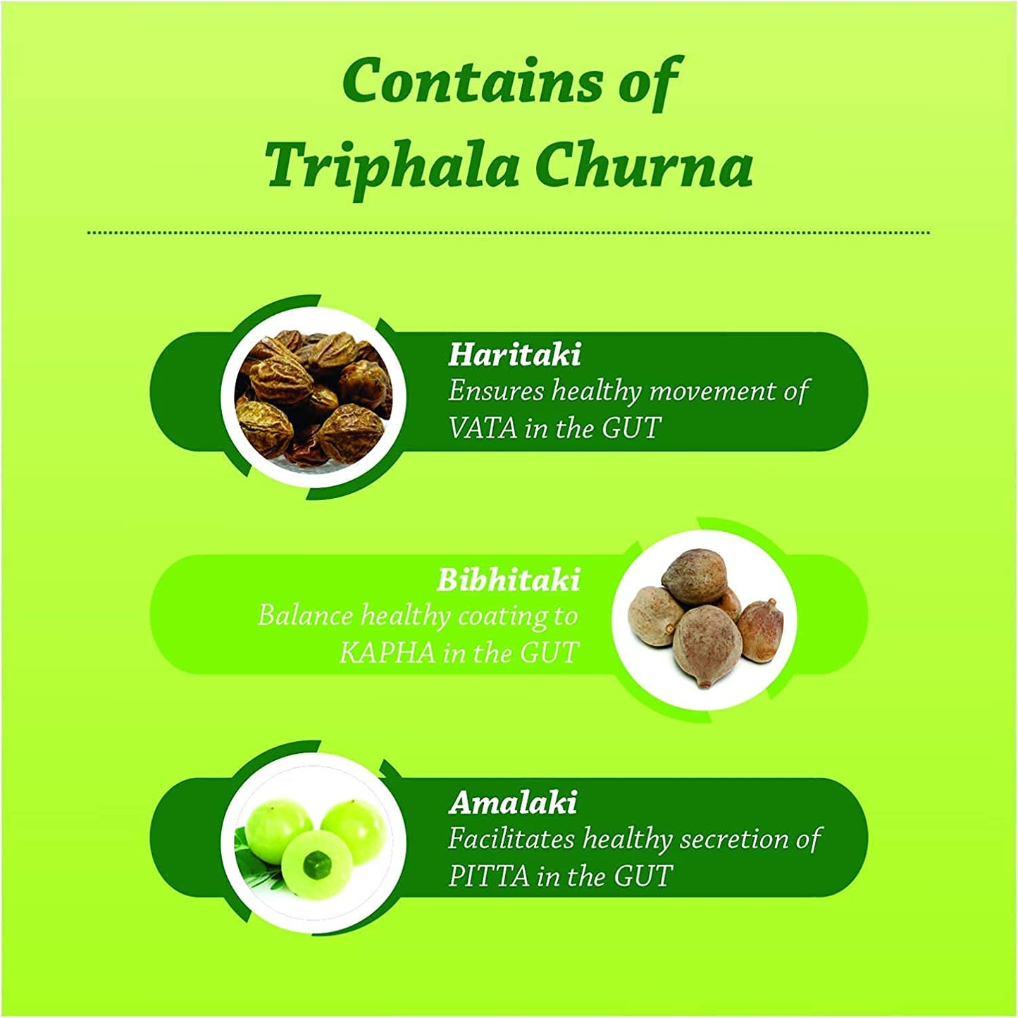Baidyanath Asli Ayurved Triphala Churna 500 g (Pack of 2)