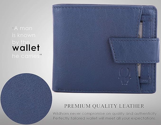 WILDHORN Blue Men's Wallet