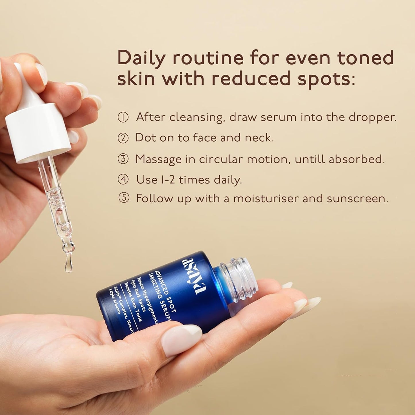 Asaya Advanced Spot Pigmentation Face Serum, 30 ml