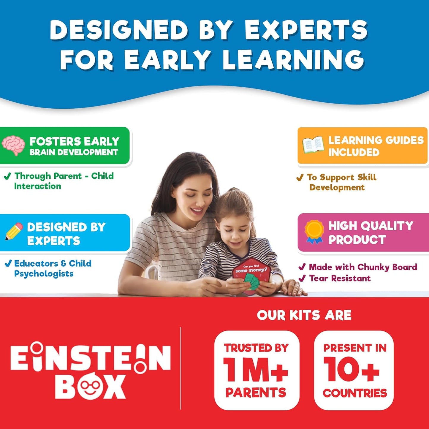 Einstein Box My Big Box of Games for Toddlers 2+ | Toys & Gifts for Boys & Girls Ages 2-5 Years Old