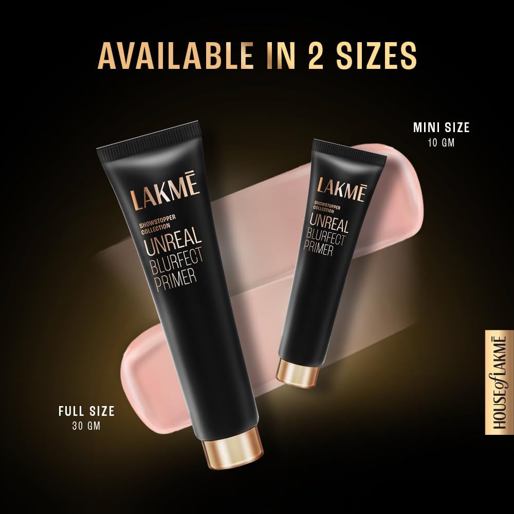 Lakme Absolute Blur Perfect Makeup Primer, Peach, 10 g, Multi