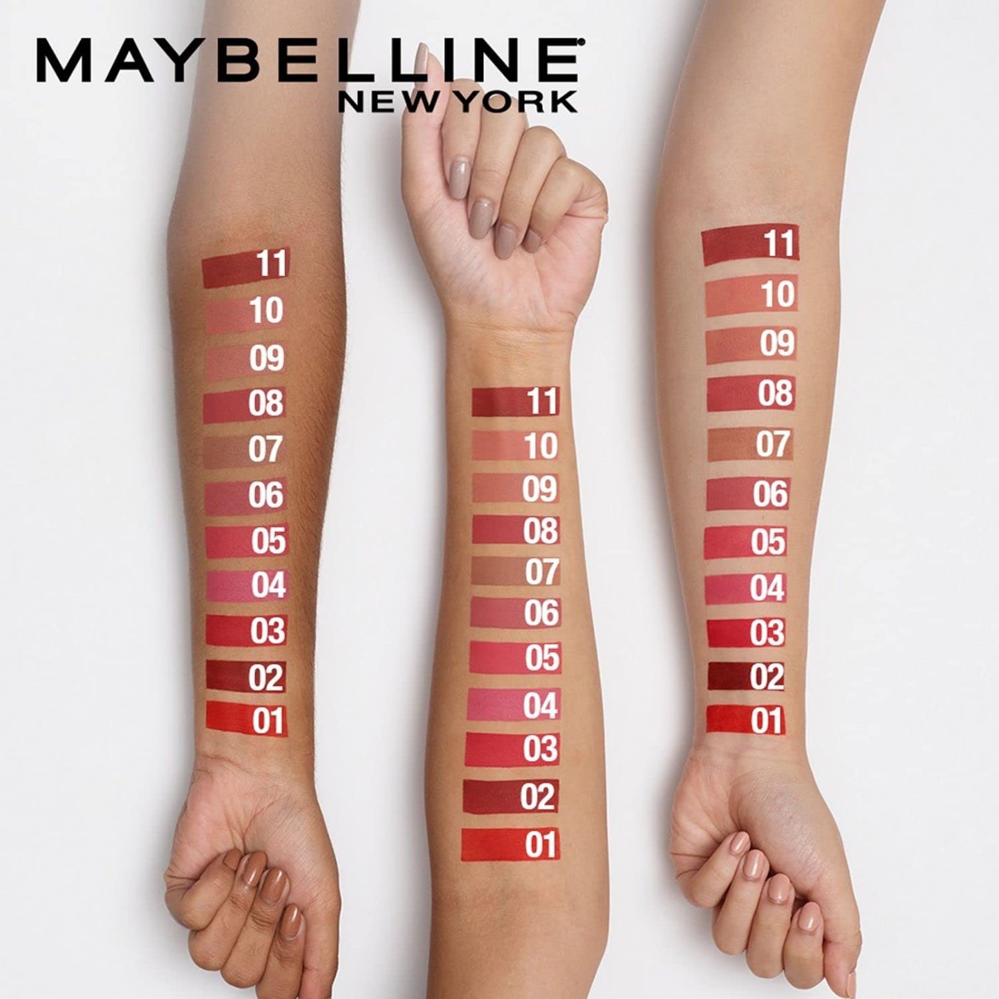 Maybelline New York Lipstick, Matte Finish, Non-Sticky and Non-Drying, Sensational Liquid Matte, 7ml