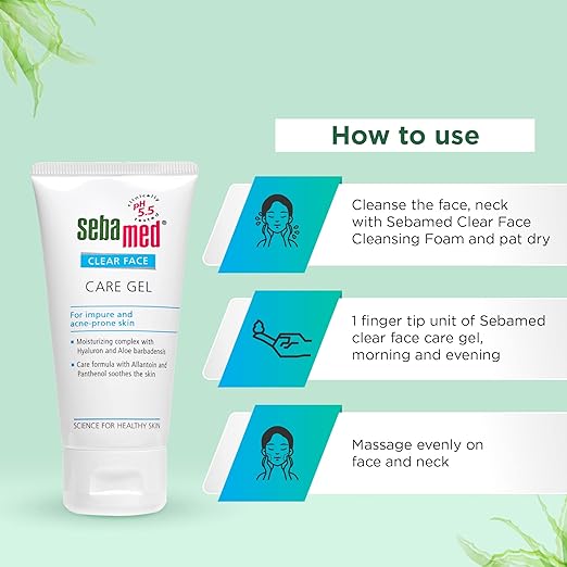 SEBAMED Clear Face Care Gel, 50ml