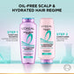 L’Oréal Paris Hyaluron Pure 72H Purifying Shampoo, For oily scalp & dry hair with salicylic and hyaluronic acid, 200 ml