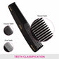 Vega Graduated Dressing Comb, 9-inch, Black