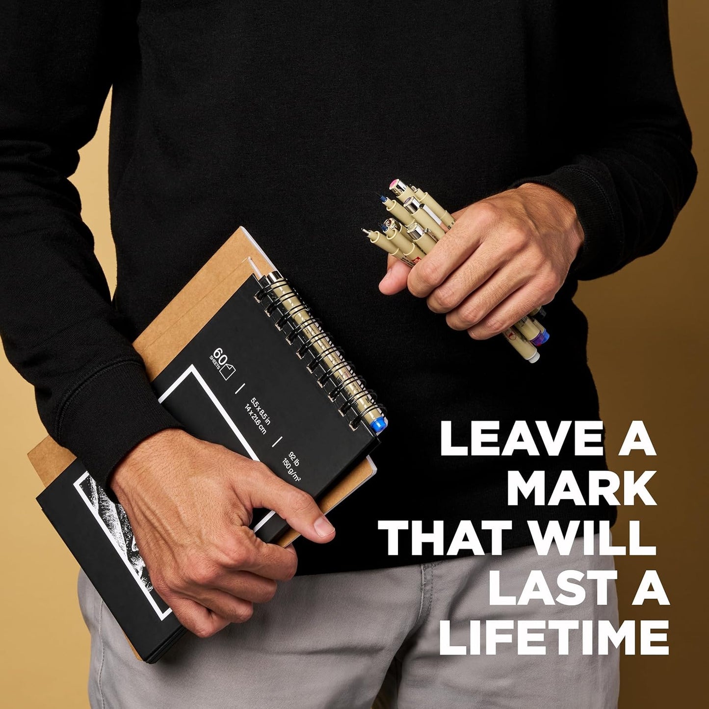 Sakura Pigma Micron Fineliner Pens - Archival Black Ink Pens - Pens for Writing, Drawing, or Journaling - Assorted Point Sizes - 6 Pack