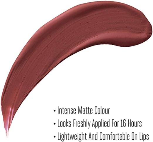 Lakme Forever Matte Liquid Lip Colour, Nude Dream, 5.6 ml