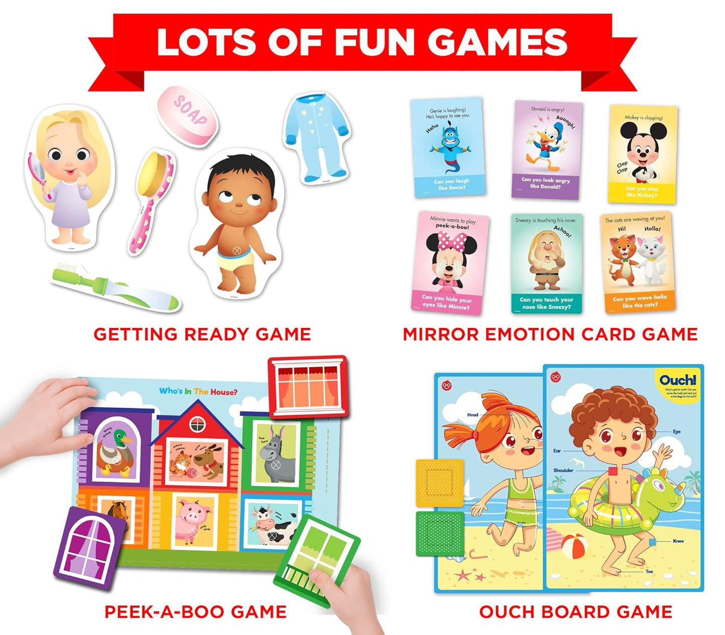 Disney for 1-Year-Old Boys/Girls, Set of 3