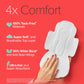 Nua Complete Comfort Sanitary Pads for Sensitive Skin | Pack of 12 Pads (3 Heavy Flow, 5 Medium Flow, 4 Light Flow) with Disposal covers | Zero Irritation