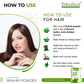 Elecious 100% Brahmi powder for Hair growth (200 grams) and Eating | 100% Natural, No preservative