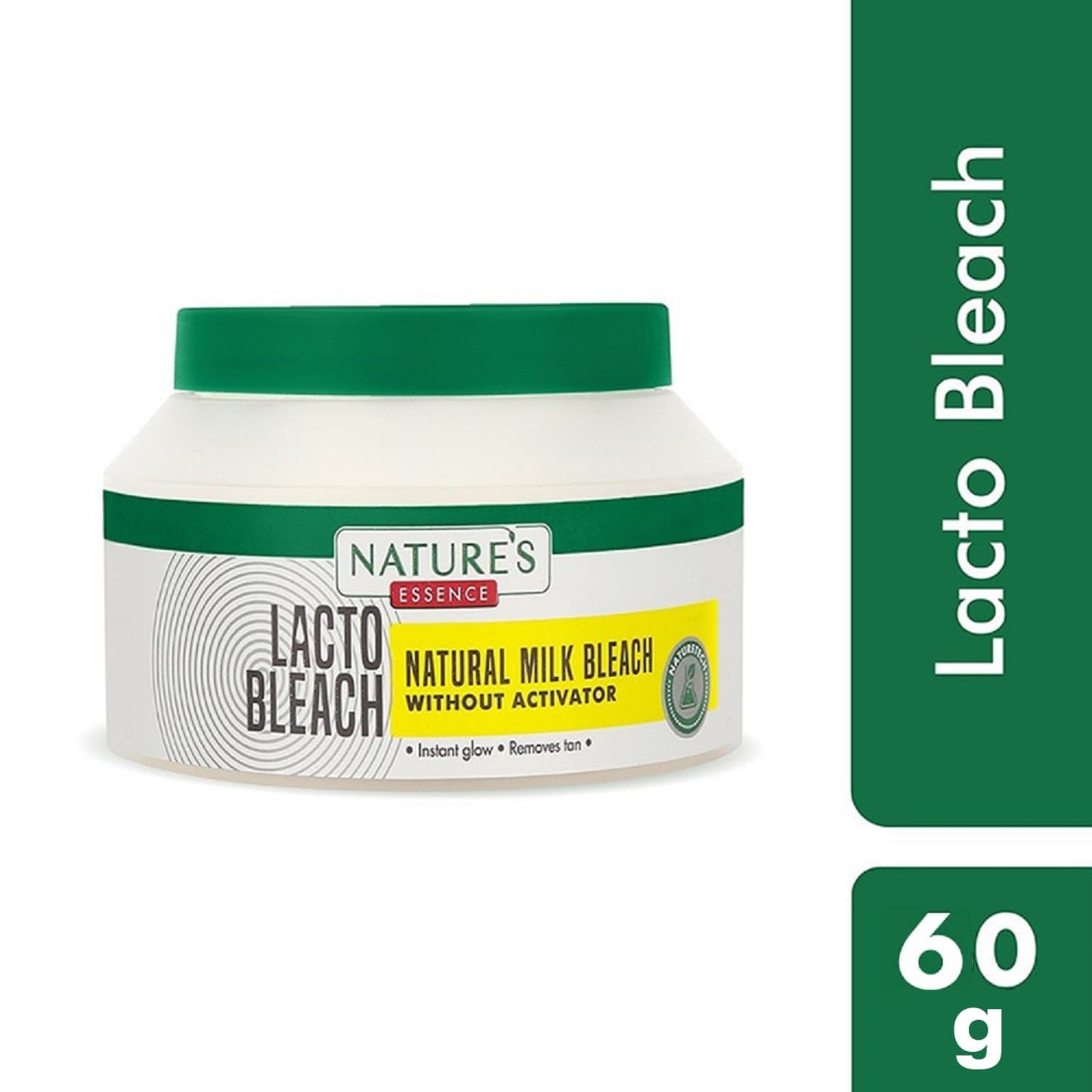 Lacto bleach 100 g - Natural Milk bleach without activator for Tan Removal- Natures Essence