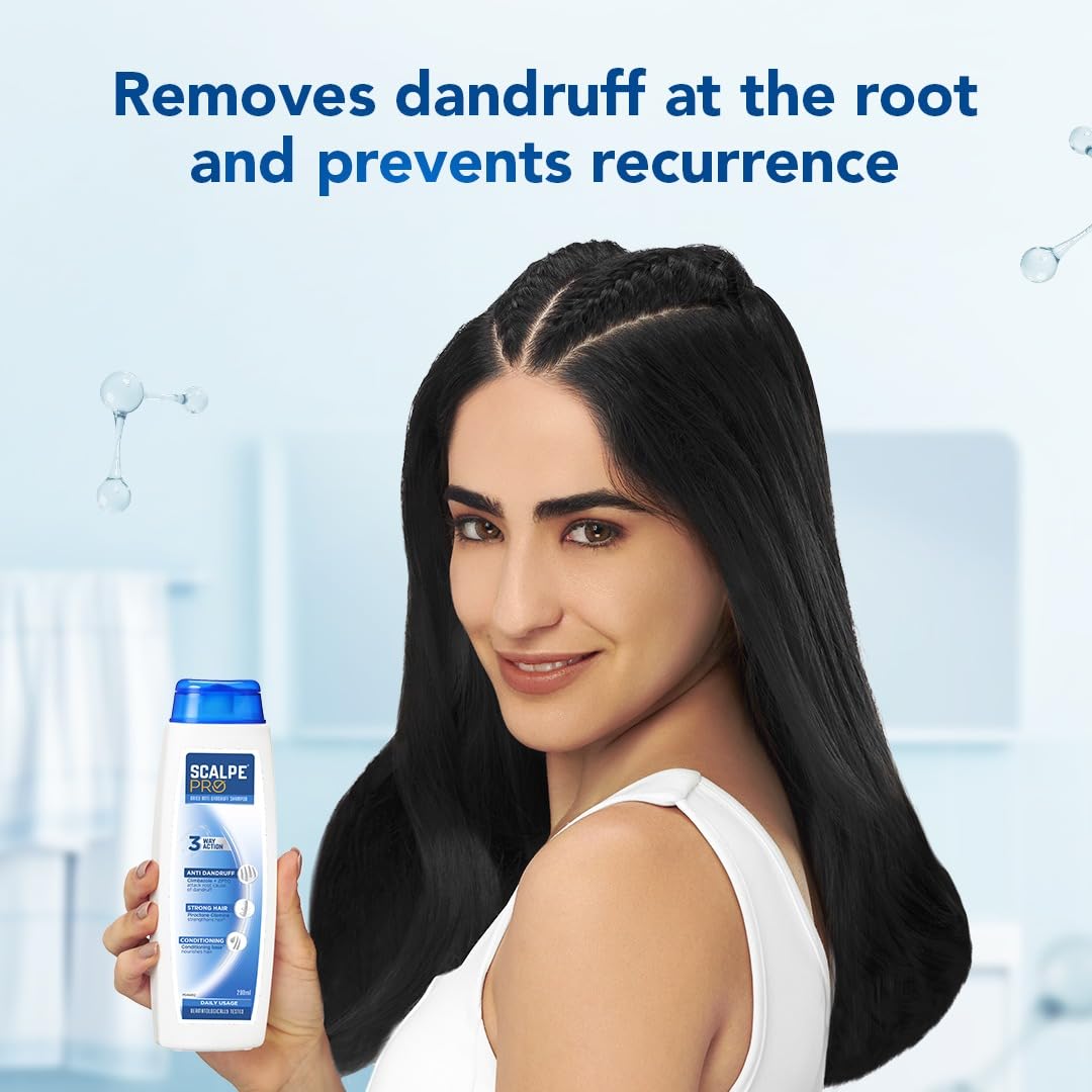 Scalpe Pro Daily Anti-Dandruff Shampoo , 200 ml