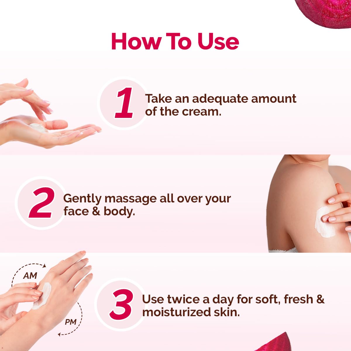 Mamaearth Beetroot Hydraful Light Moisturizing Cream With Beetroot & Hyaluronic Acid|For Hydrated Pink Glow|For Face, Hand & Body|200 G