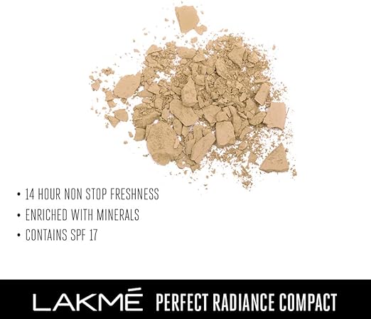 Lakmé Perfect Radiance Skin Lightening Compact, Ivory Fair 01, With Spf 23, 8g