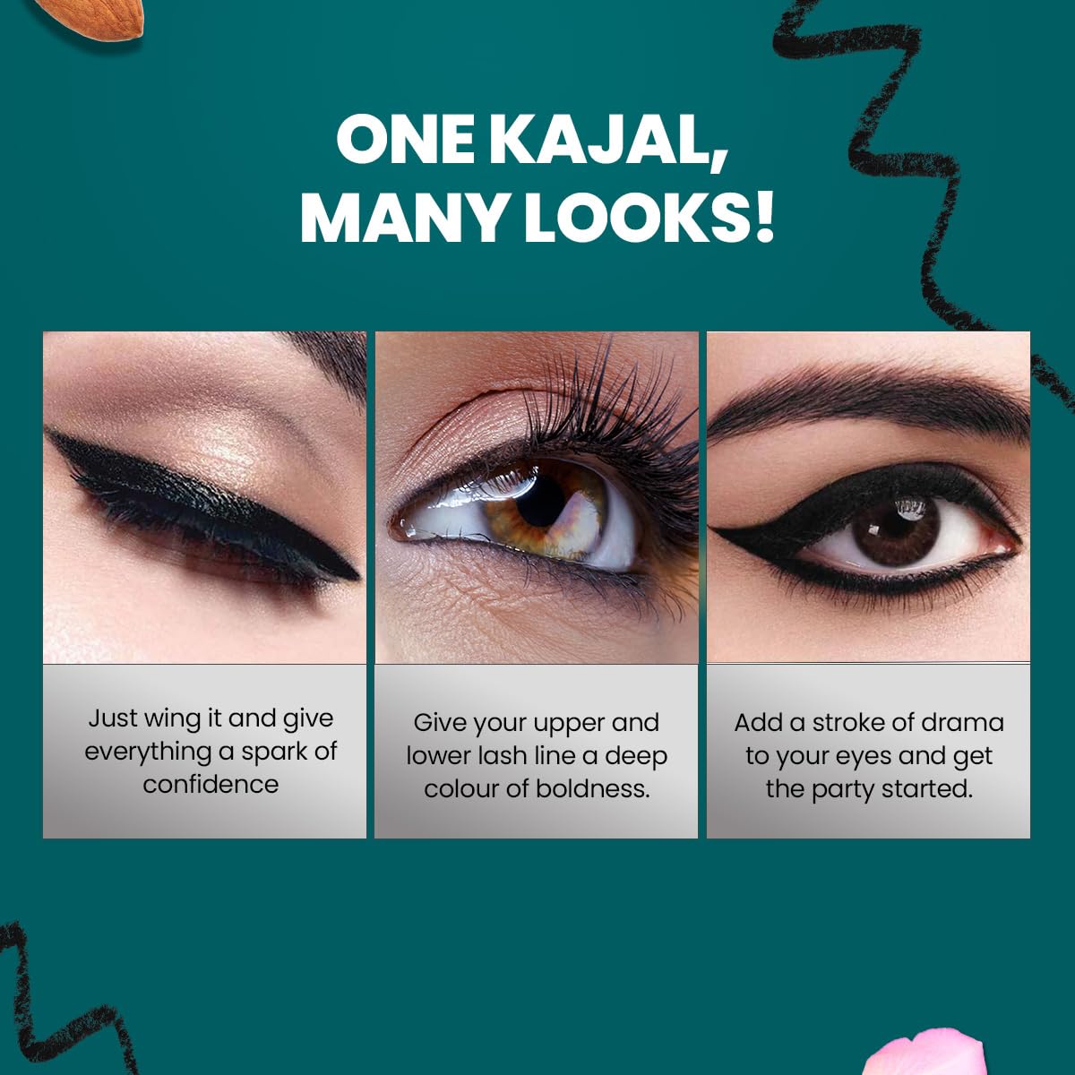 Himalaya Herbals Kajal, Black, 2.7 gm (Packaging may Vary)