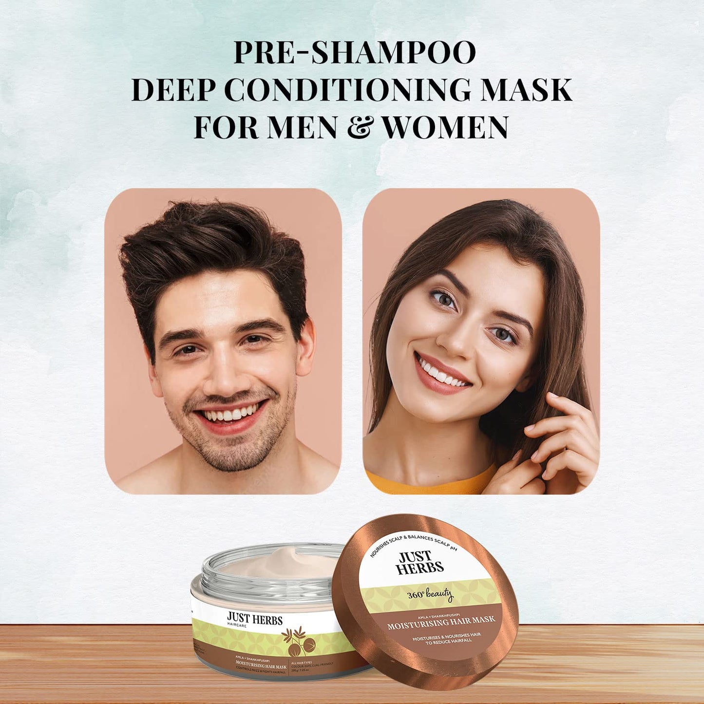 Just Herbs Ayurvedic Shirolepam Hair & Scalp Treatment Mask Cream 200 gm