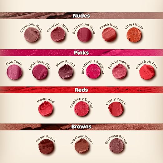 Mamaearth Moisture Matte Longstay Lipstick with Avocado Oil & Vitamin E - 08 Pink Tulip - 2g