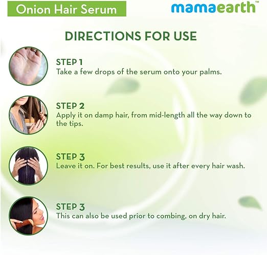 Mamaearth Onion Hair Serum with Onion & Biotin, 100 ml