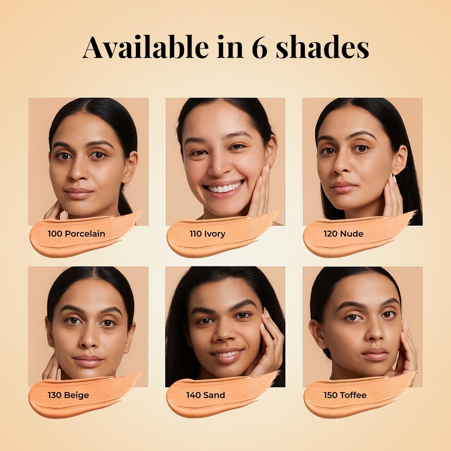 Just Herbs Serum Foundation SPF 30+, 30 ml, IVORY