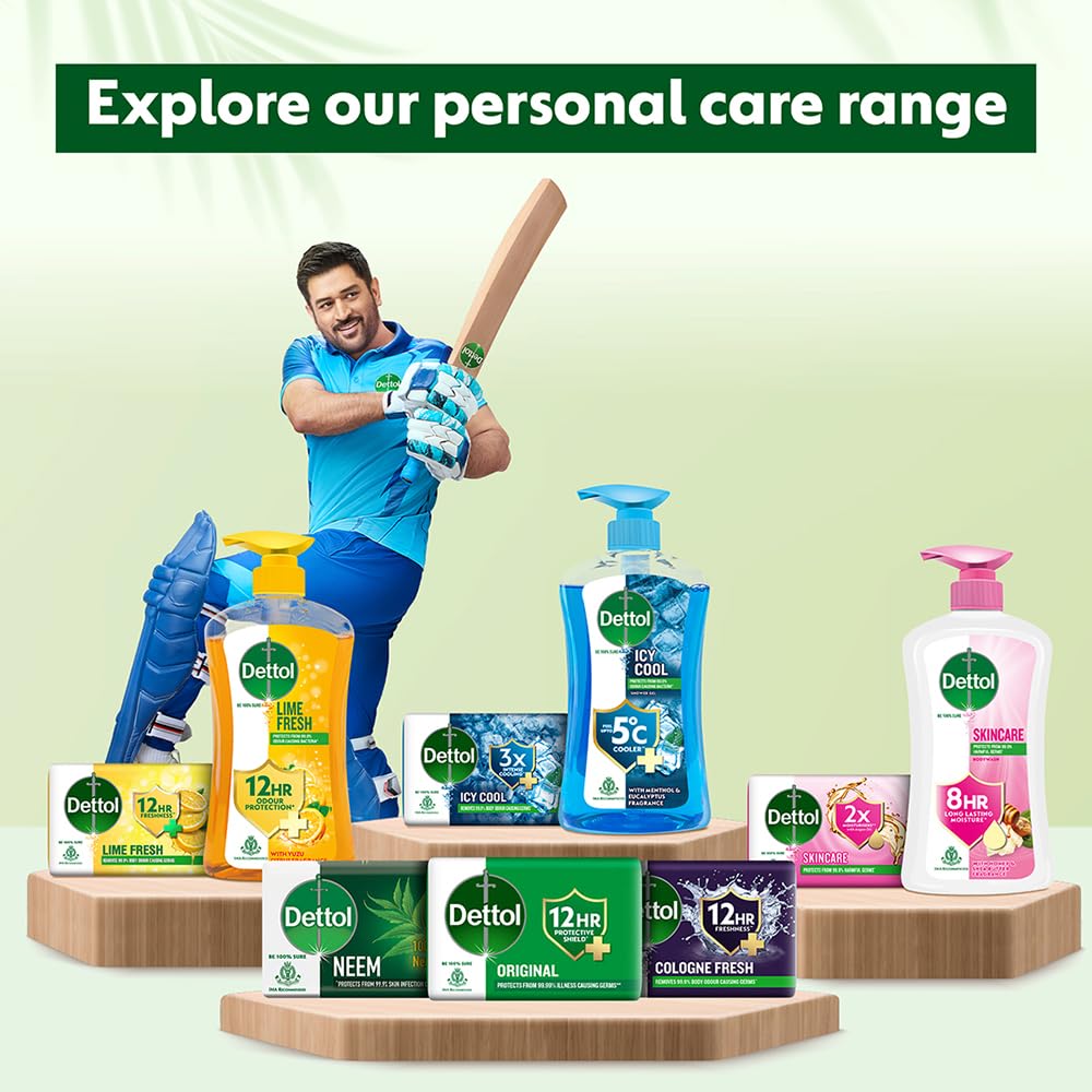 Dettol Skincare Body Wash and Shower Gel for Women and Men, 250ml