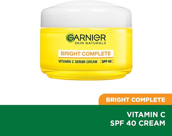 Garnier Bright Complete VITAMIN C SPF40/PA+++ Serum Cream, 45g