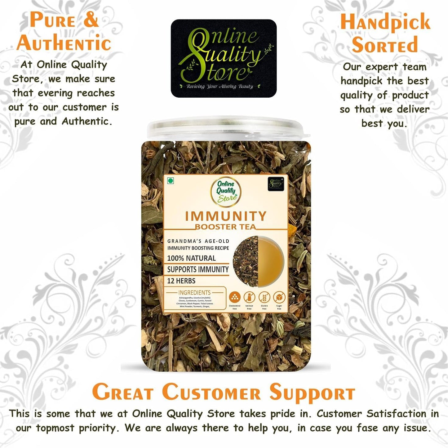 Online Quality Store Immunity Booster Tea - 100 gm