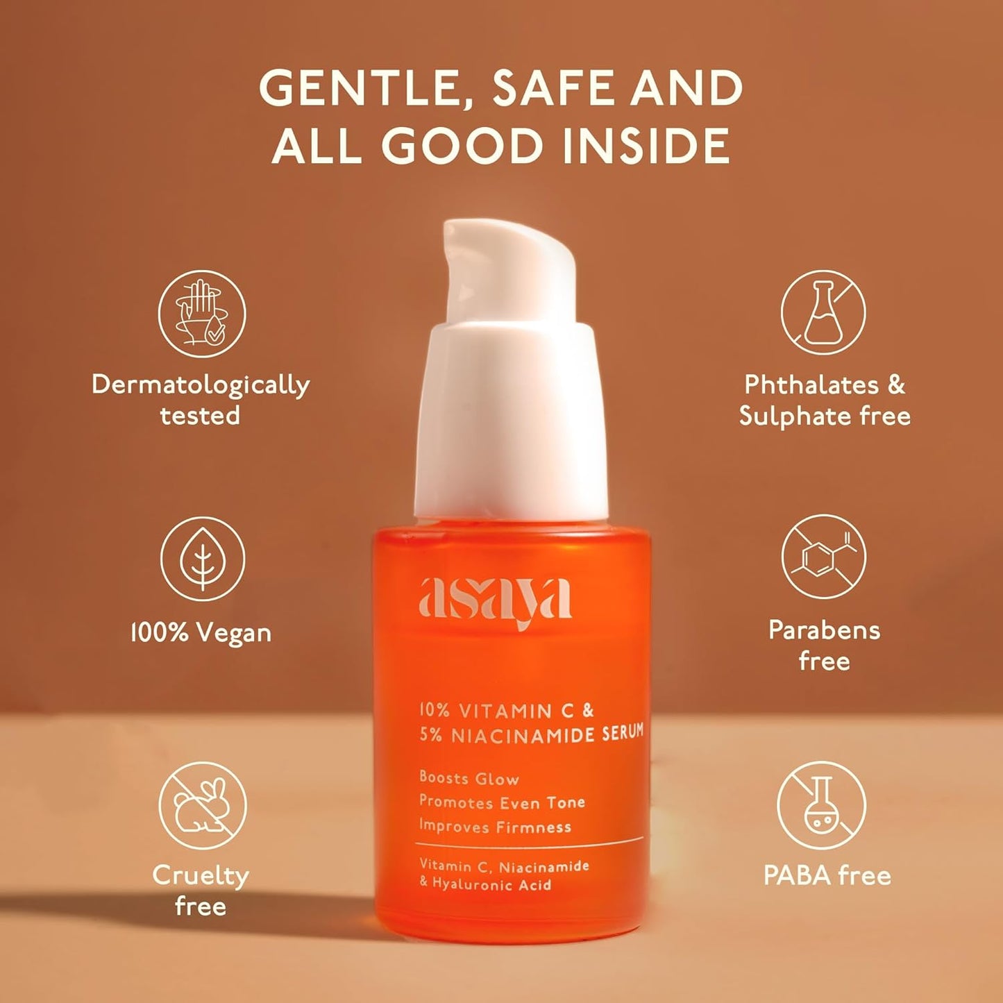 Asaya 10% Vitamin C Face Serum, 30 ml