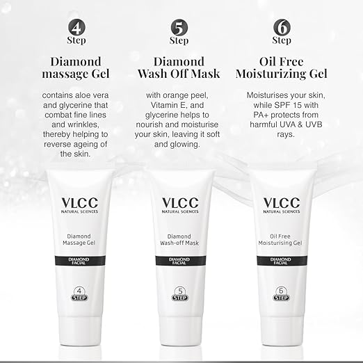 VLCC Diamond Facial Kit, 50g+10ml