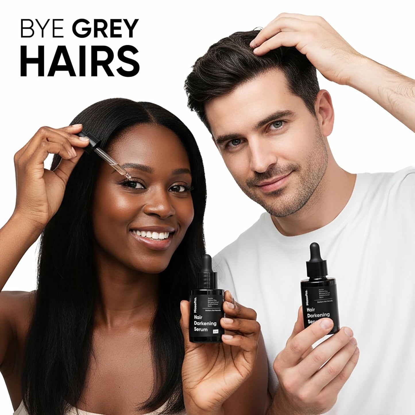 Masofta Anti Grey Hair Darkening Serum, 50 ml