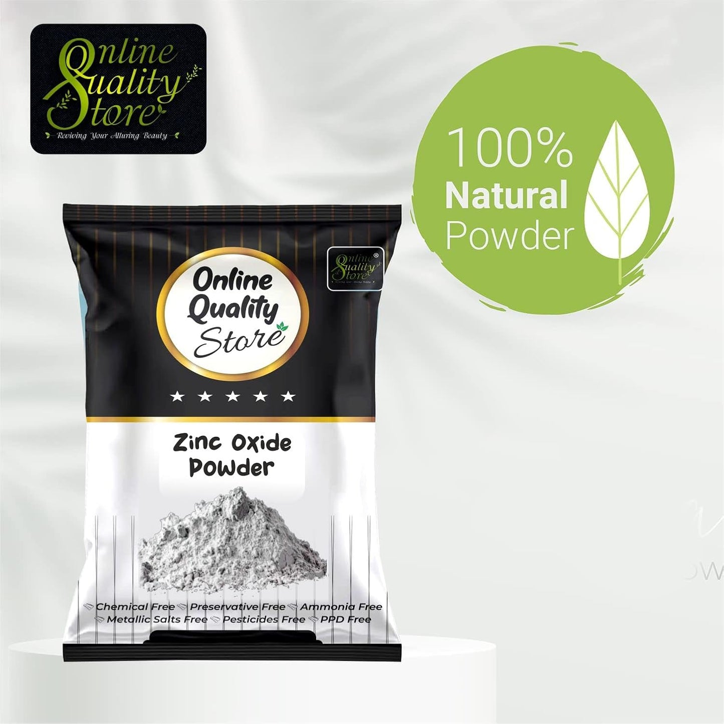 Online Quality Store zinc oxide |zinc oxide powder for face|zno powder|zinc oxide powder for skin |zno non-nano particles |zinc oxide sunscreen |zinc oxide powder for painting,100g