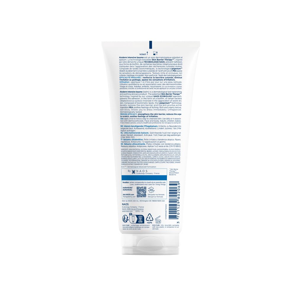Bioderma Atoderm Intensive Baume for Very Dry to Sensitive, 200 ml
