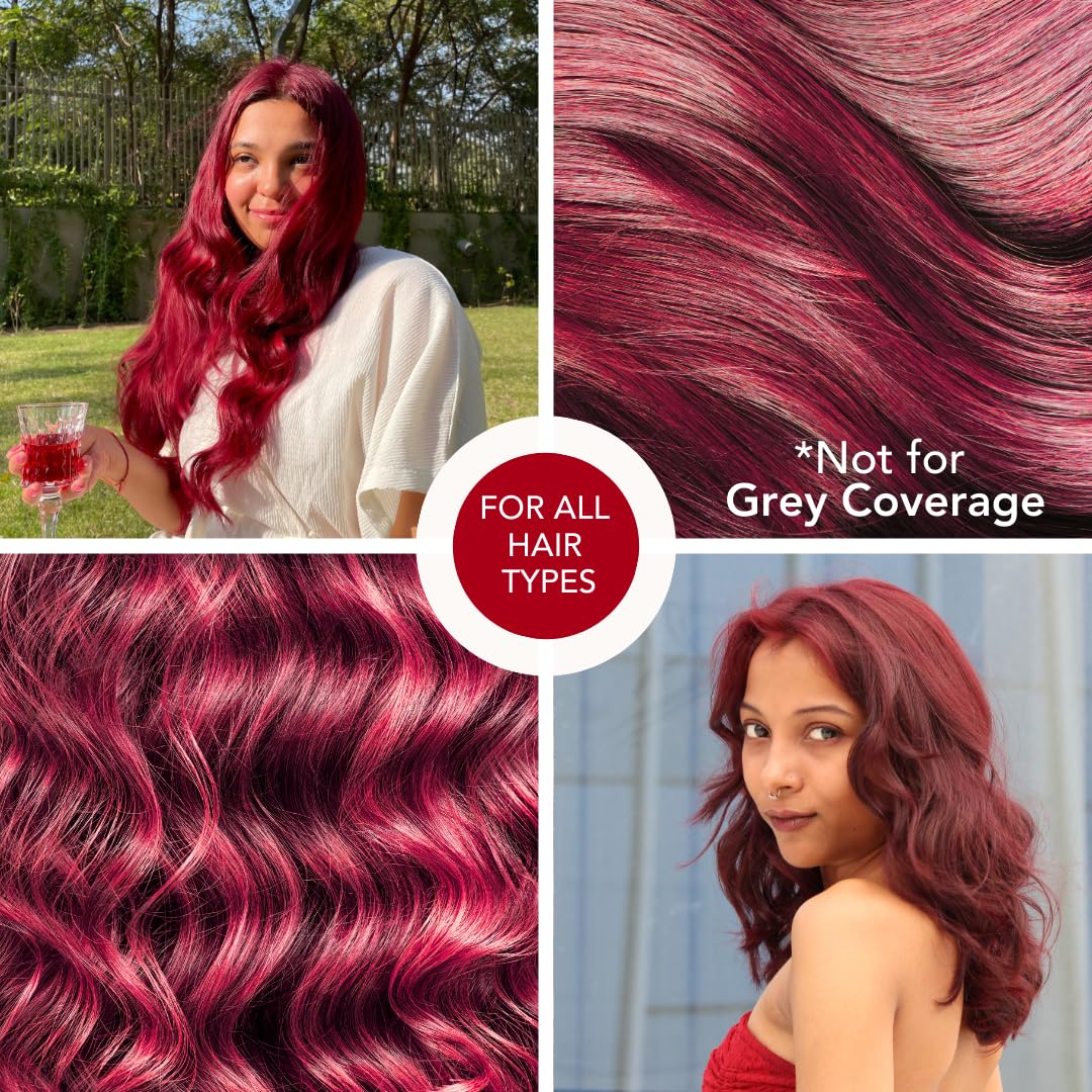 Paradyes No Bleach Cherry Coke Glossy Hair Tint, 6.6 True Red