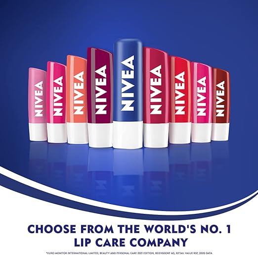 NIVEA Lip Balm, Original Care, 4.8g