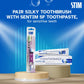 STIM Silky | Ultra soft toothbrush | Extra gentle bristles | Cleans along the gum line | Cleans till 3rd Molar - Pack of 3