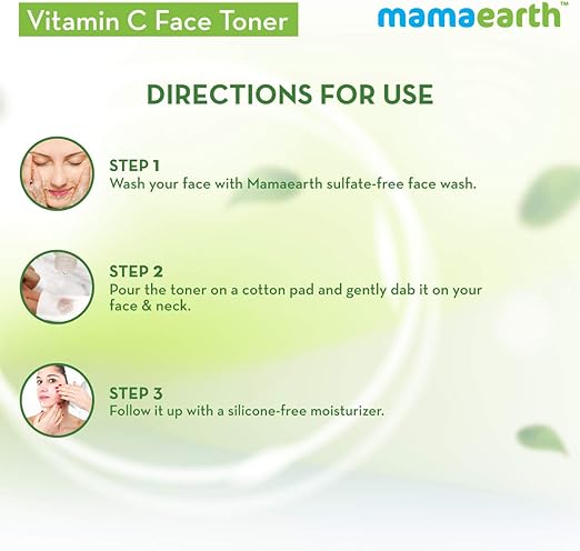 Mamaearth Vitamin C Face Toner/Vitamin C & Cucumber, 200 ml