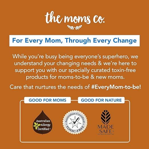 The Moms Co. All-Natural Complete Care Pregnancy Gift Box, 4-Piece, Including Australian Certified Toxin-Free Body Butter & Belly Stretch Oil