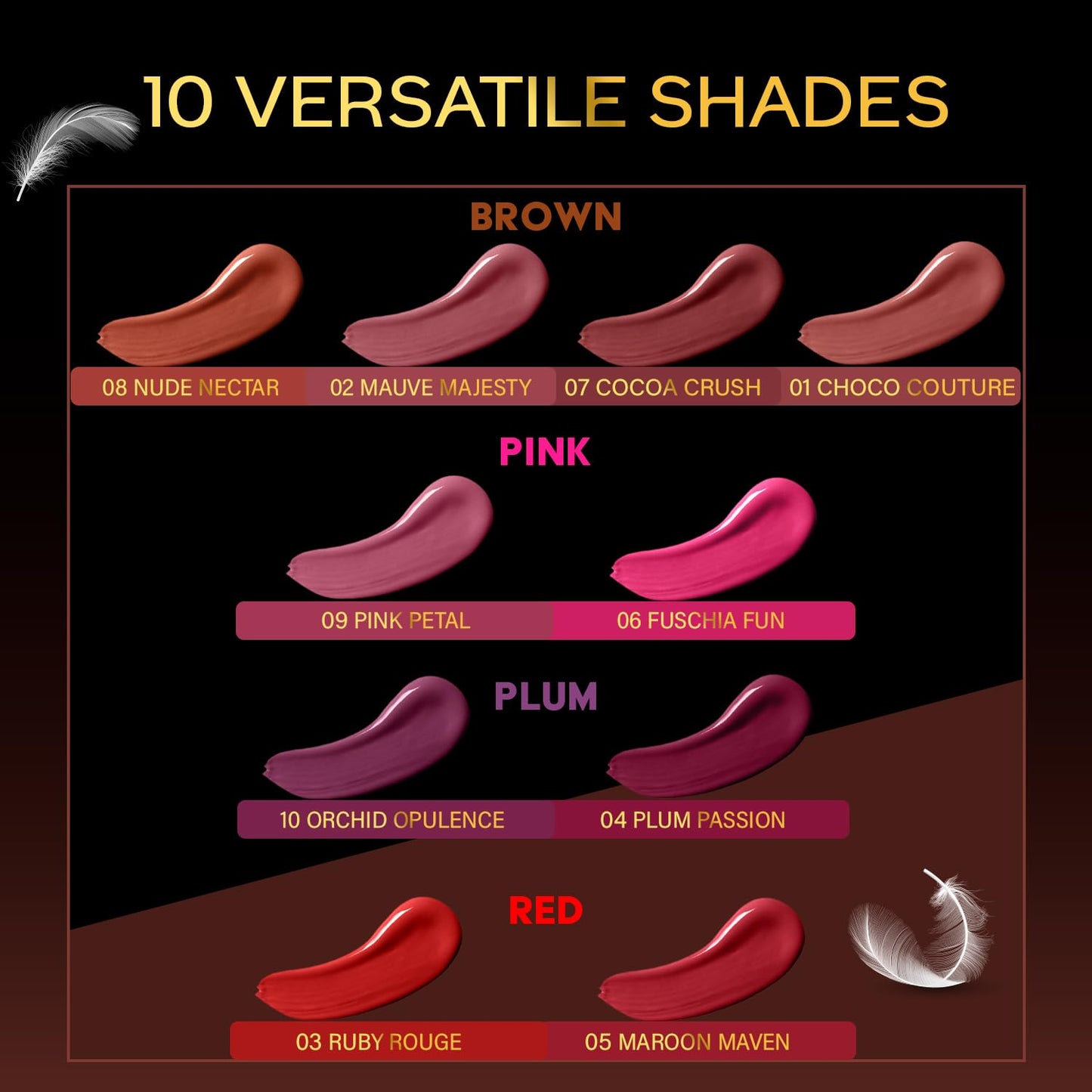 FACESCANADA Comfy Matte Wow Liquid Lipstick Maroon Maven 05 3.8ml | One Swipe Application | Highly Pigmented