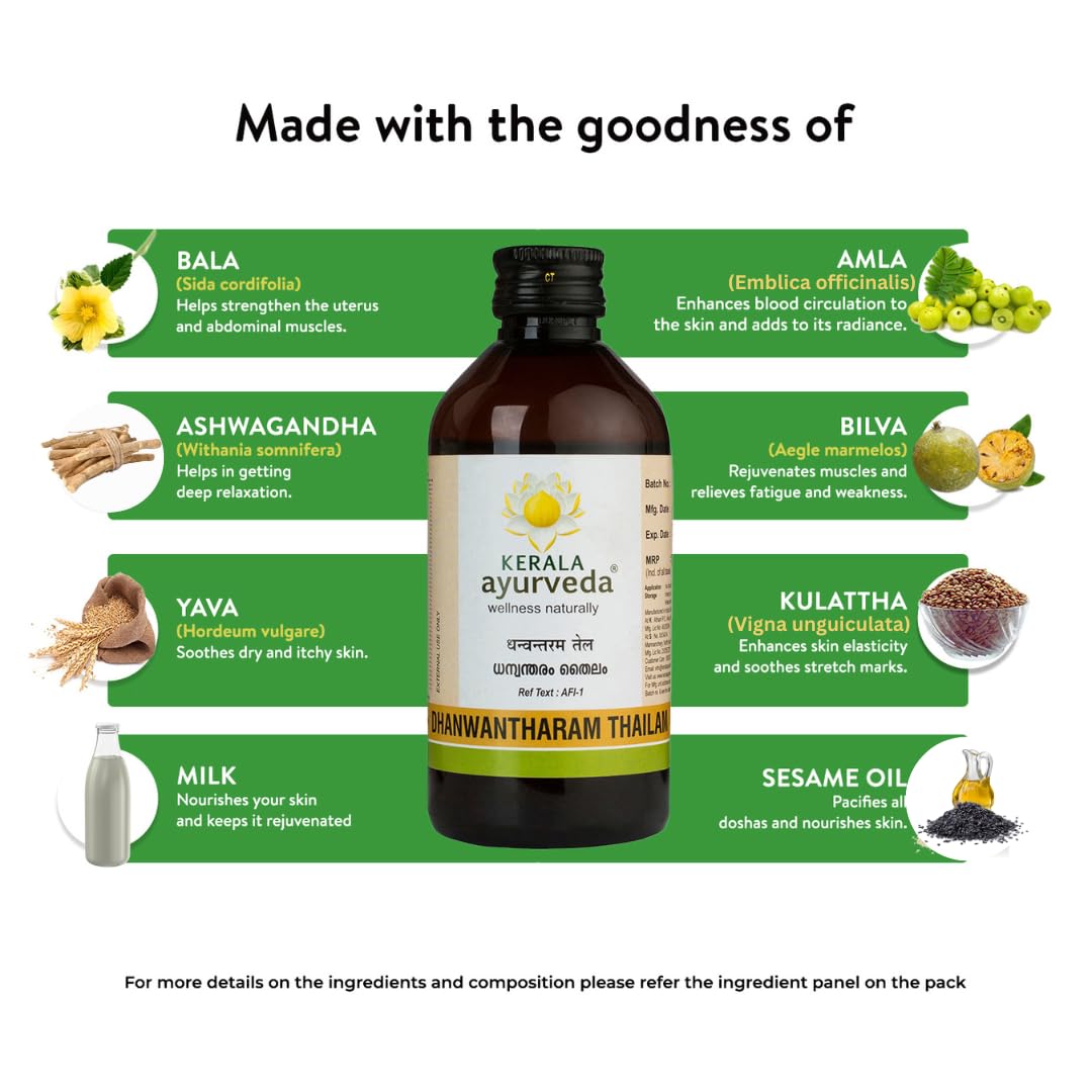 Kerala Ayurveda Dhanwantharam Thailam - 200 ml