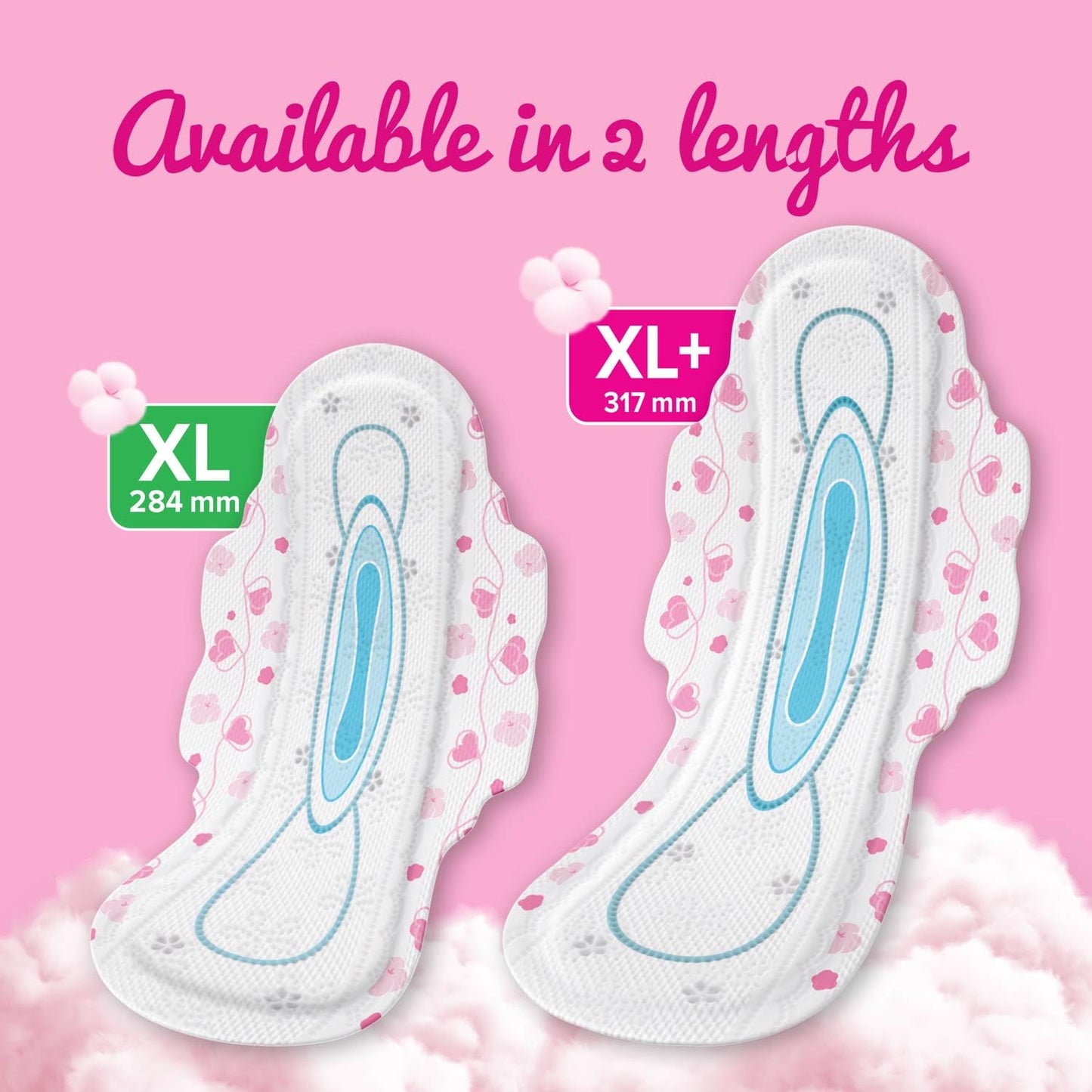Whisper Ultra Soft Sanitary Pads for Women, XL+, Pack of 30 Napkins