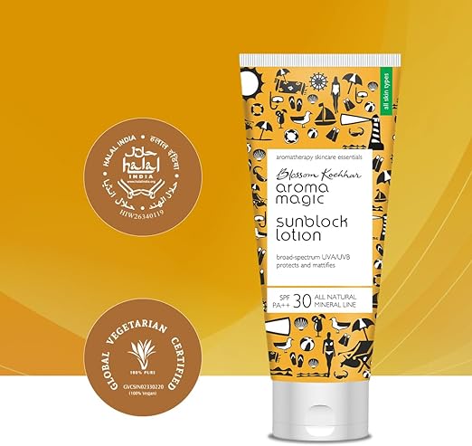 Aroma Magic Sunscreen Sun Block Lotion, SPF 30 - 100ml