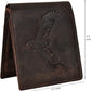 URBAN FOREST Zeus RFID Blocking Leather Wallet for Men, Vintage Brown