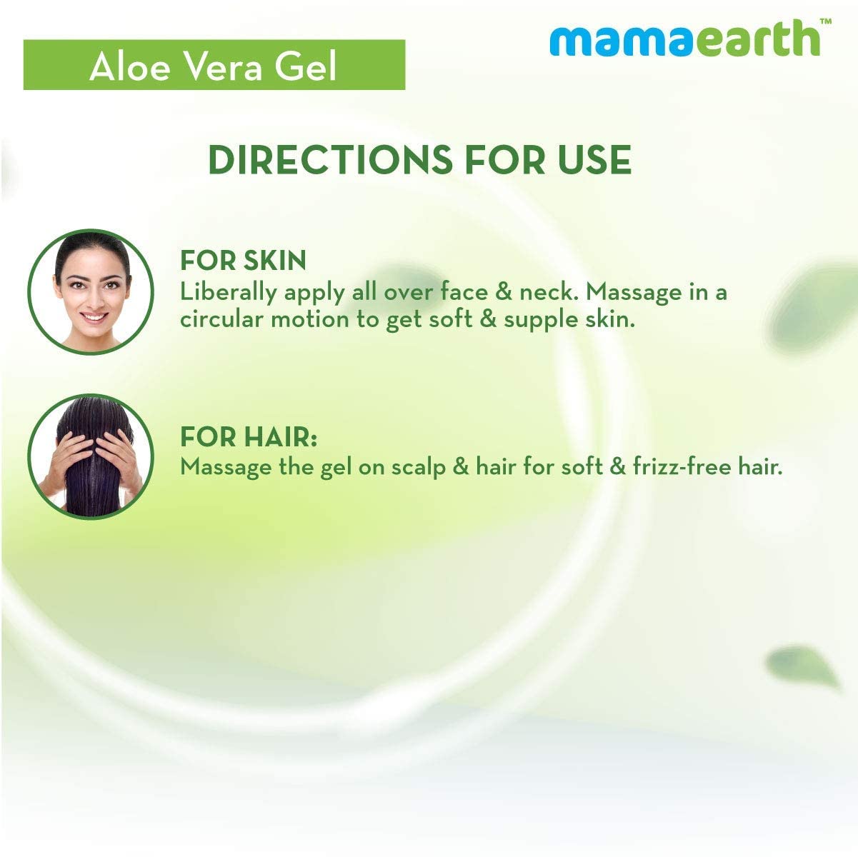 Mamaearth Aloe Vera Gel for Skin & Hair | With Pure Aloe Vera & Vitamin E | For Men & Women | 300 ml