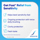 Sensodyne Toothpaste Rapid Relief Combo pack, Sensitive tooth paste to help beat sensitivity fast, 160 gm multi-pack (80 gm x 2)
