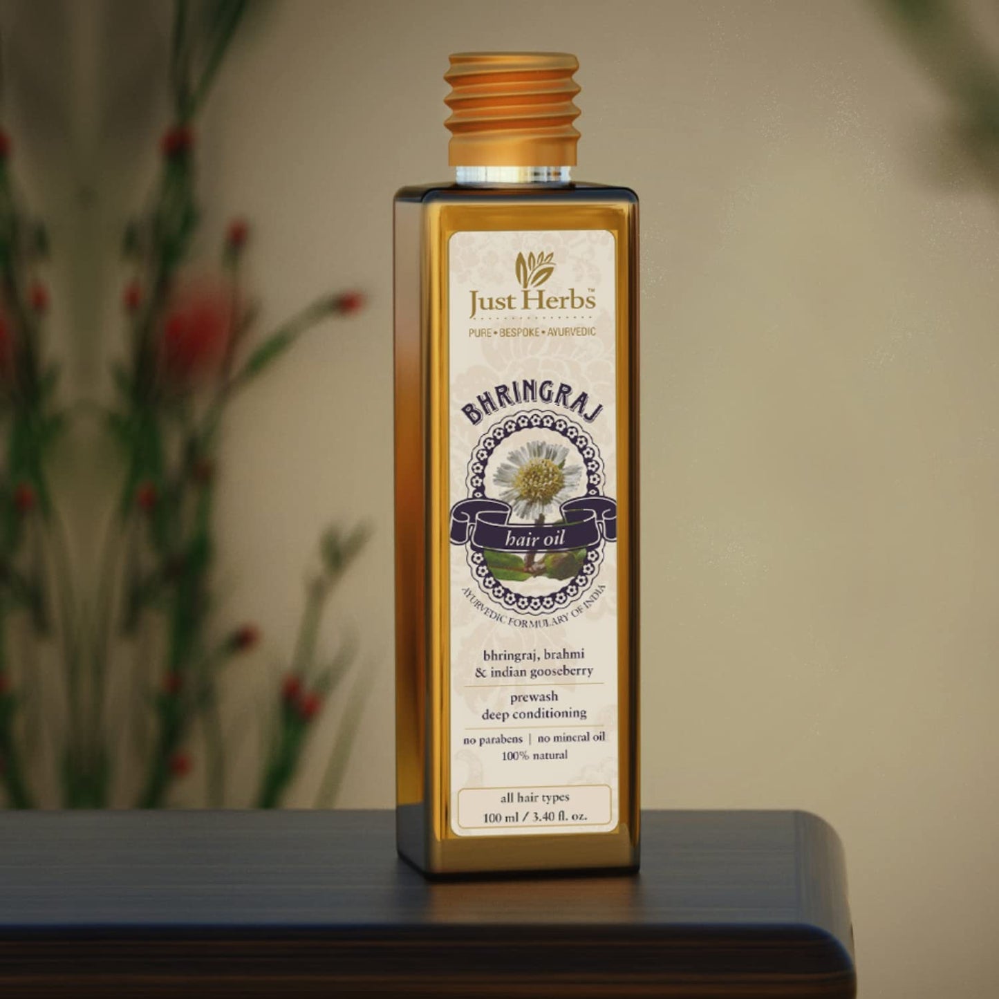 Just Herbs Ayurvedic Bhringraj Hair Oil 100 ml