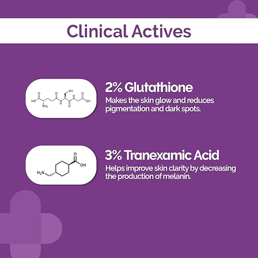 The Derma Co 2% Glutathione Face Serum With Glutathione and Tranexamic Acid For Skin Illumination- 30 ml