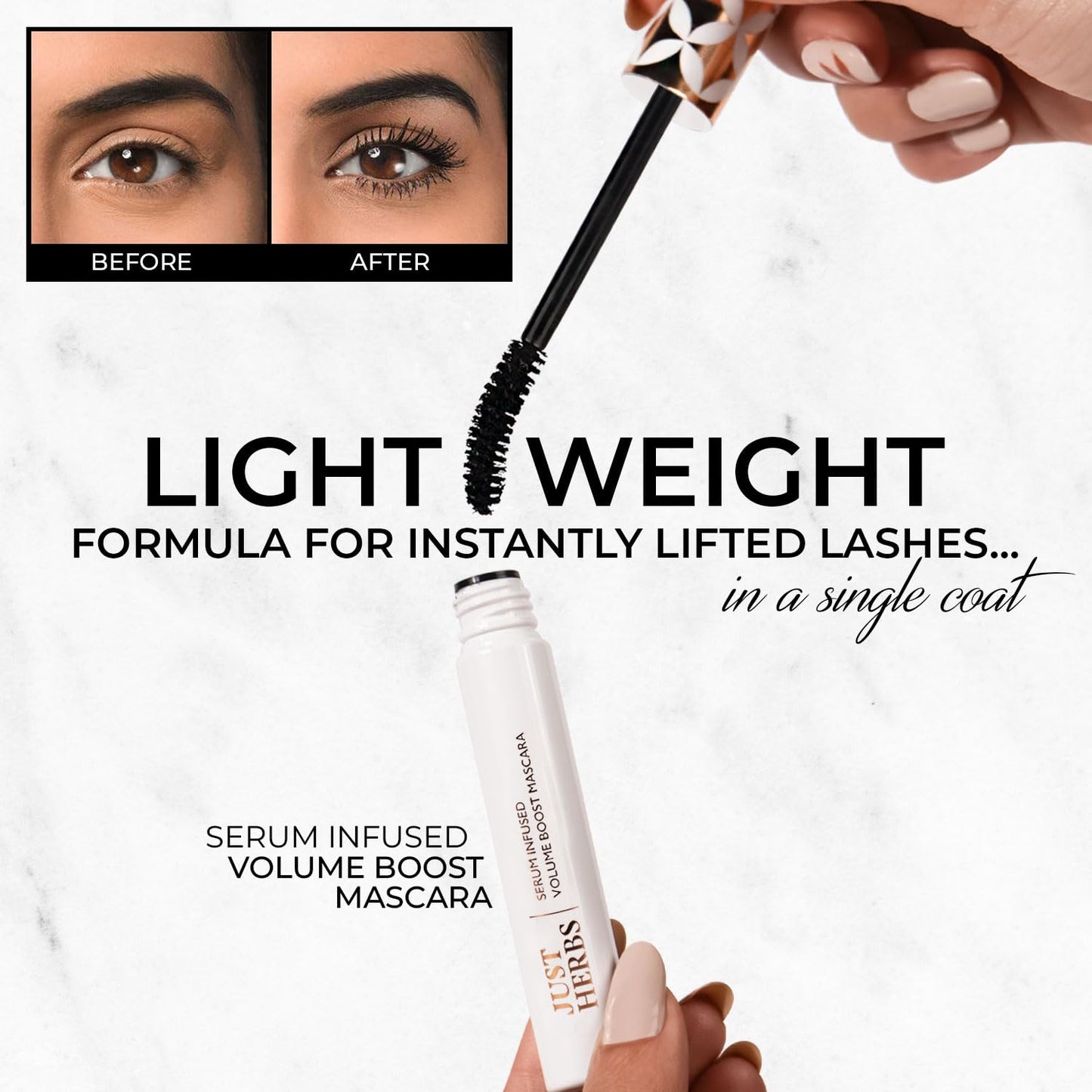 Just Herbs Serum Infused Volume Boost Mascara 8 ml