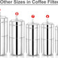 BURRDOFF Stainless Steel Coffee Maker Filter Coffee Maker - 250ml